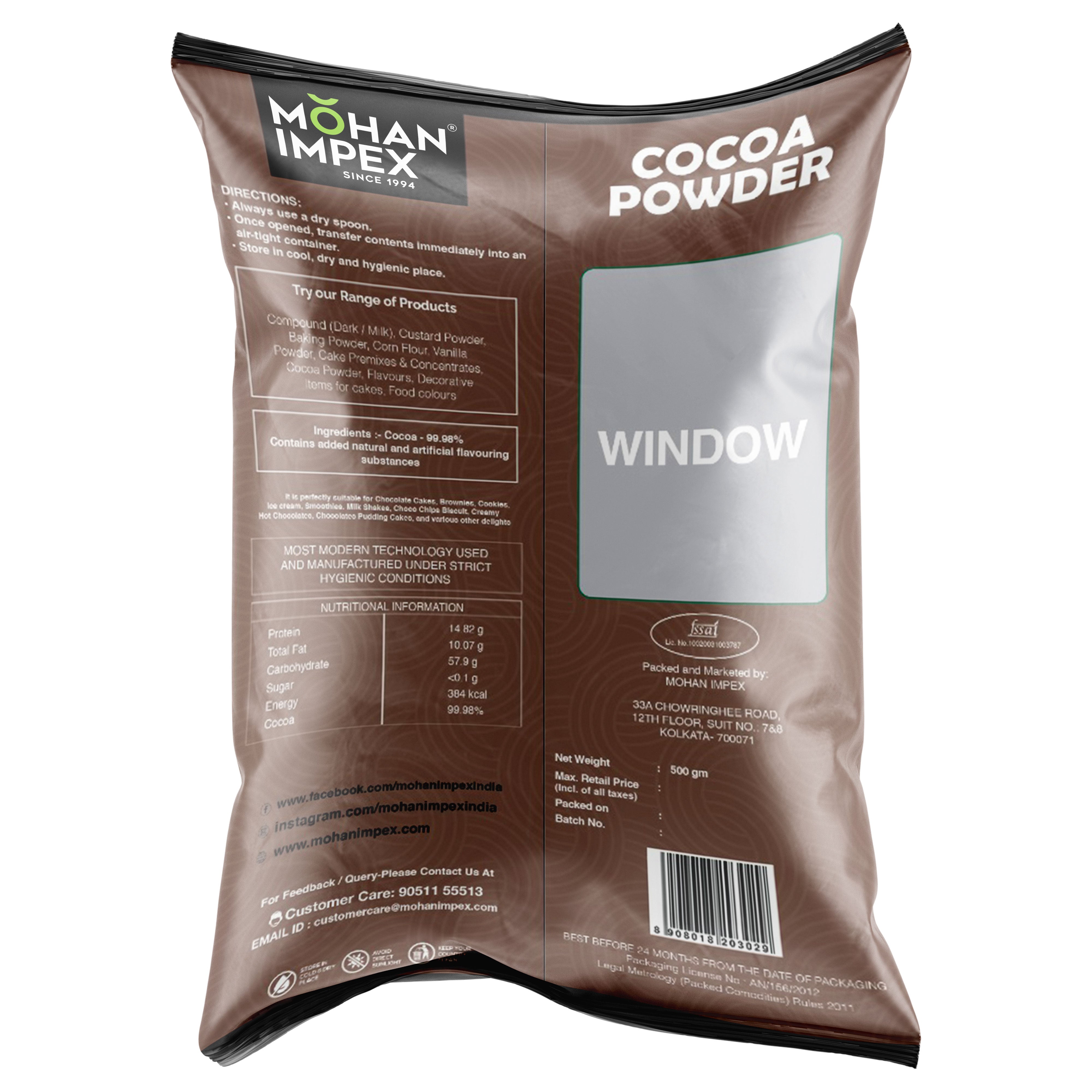 Mohan Impex Cocoa Powder [Pack Of 2 ]