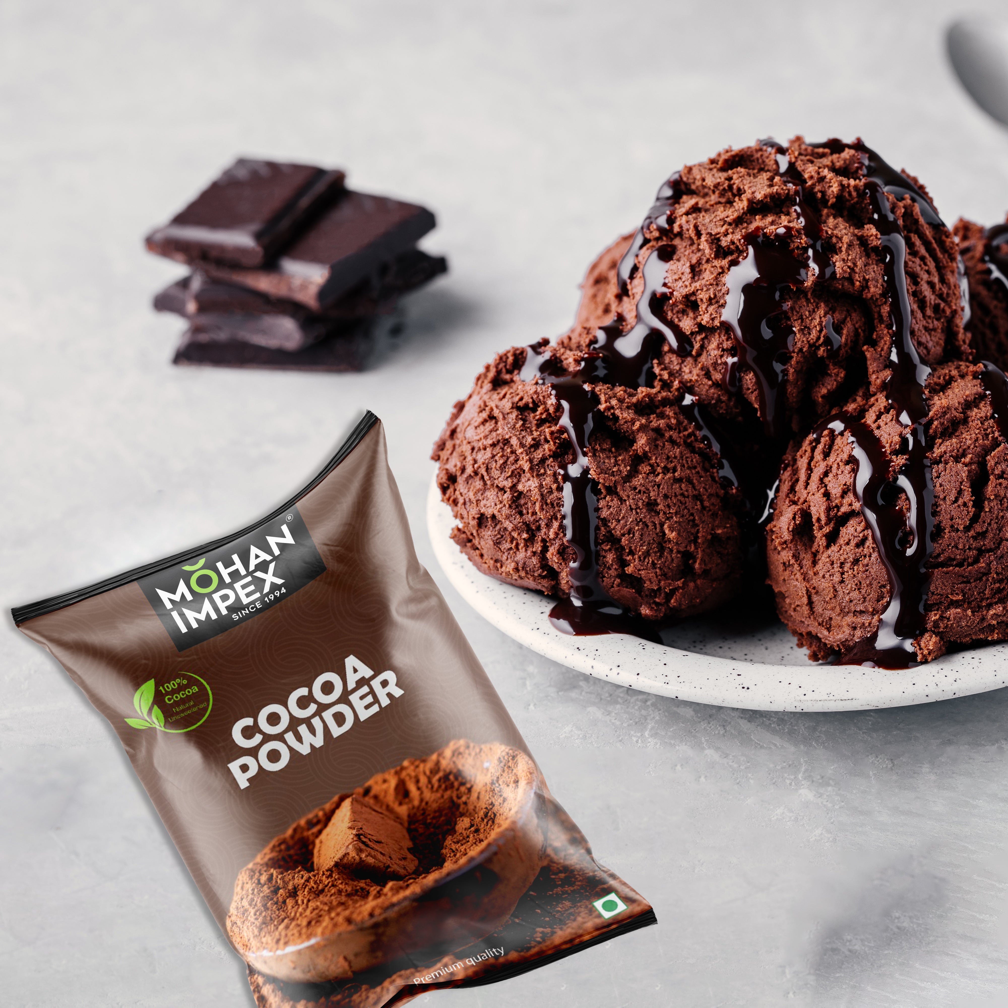 Mohan Impex Chocolate Cocoa Powder