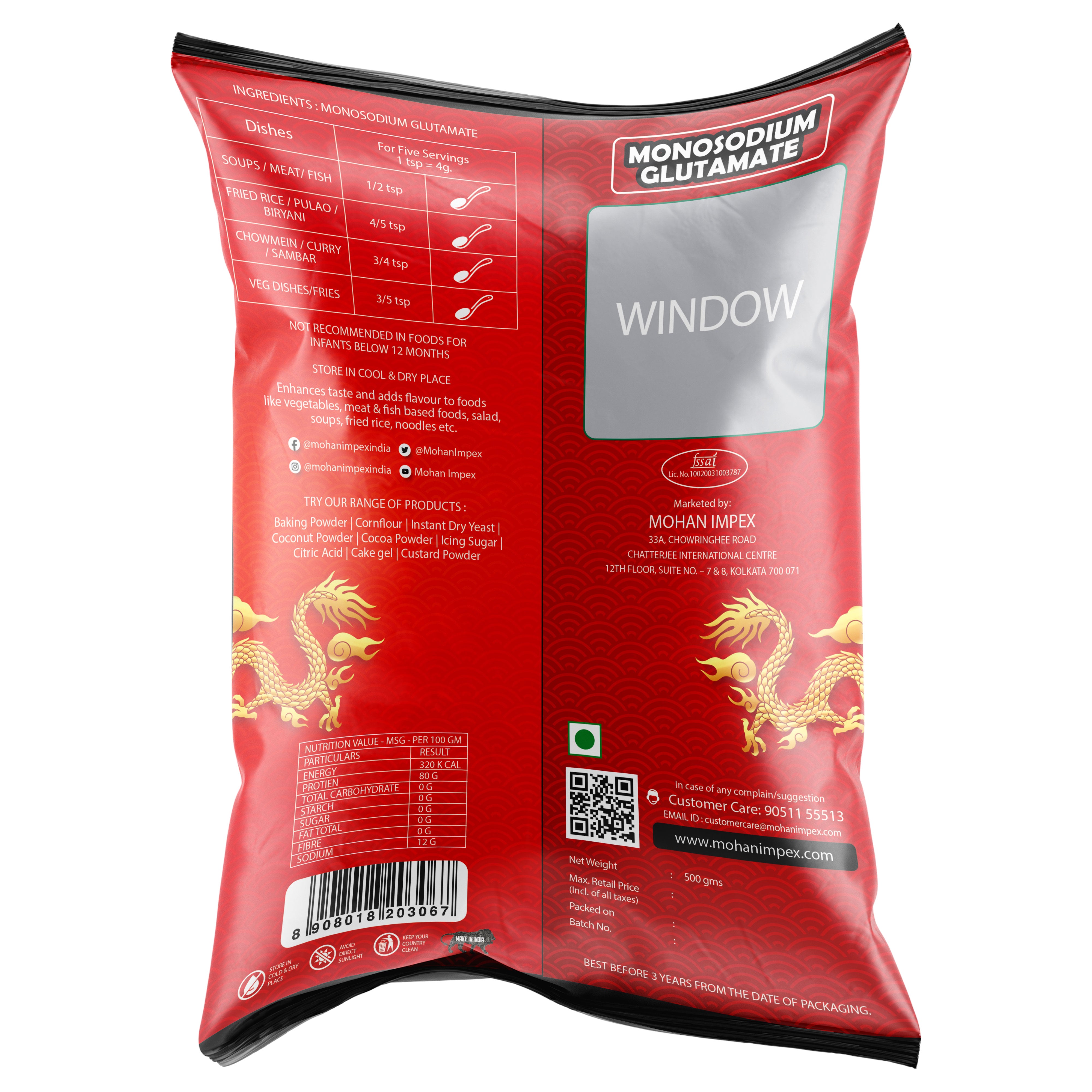 Mohan Impex Ajinomoto 500gm